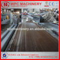 Wood plastic profiles machine